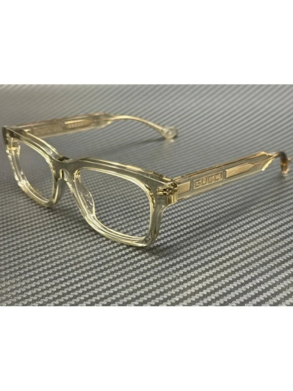 New Gucci Men Green Transparent Eyeglasses 54-18-145